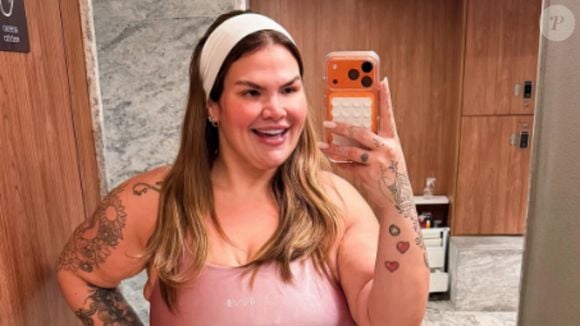 Após eliminar 78 quilos e atingir 122 kg, Thais Carla falou abertamente sobre as mudanças percebidas após o emagrecimento.