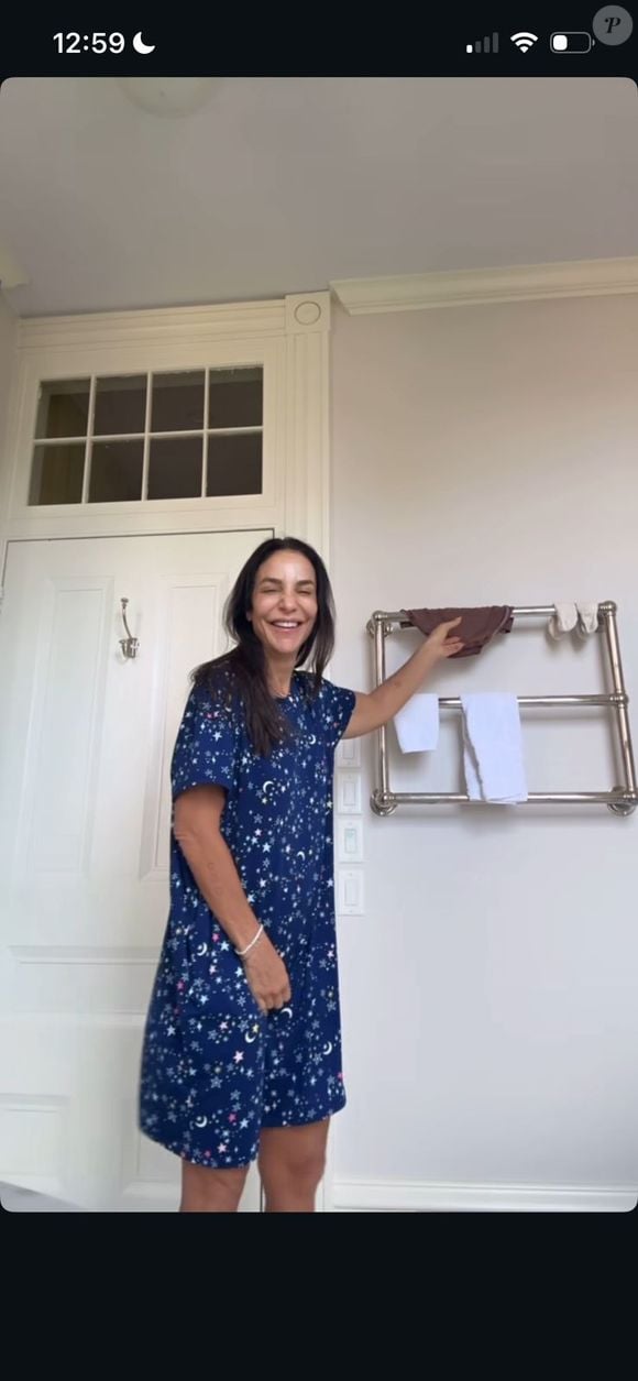 Ivete Sangalo roubou a cena ao mostrar calcinha pendurada em varal do banheiro sem perceber