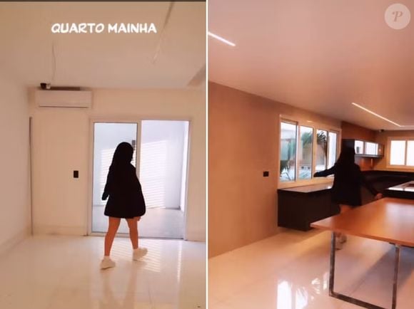 Juliette se mudou com a família para a mansão gigantesca