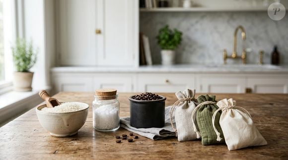 Além do bicarbonato e do café, ingredientes comuns da despensa, como arroz e sal marinho, também são citados como opções para ajudar a controlar o cheiro de umidade