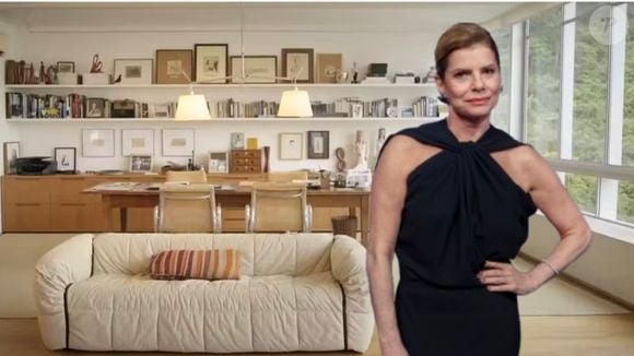 Debora Bloch mora em um luxuoso apartamento de frente para a Lagoa Rodrigo de Freitas, no Rio de Janeiro