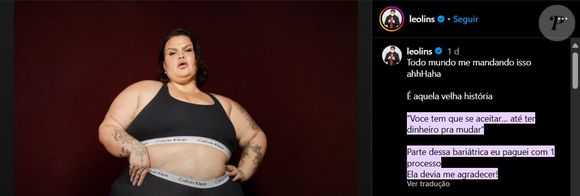 Comediante relembra processo judicial com a influenciadora e debocha da cirurgia