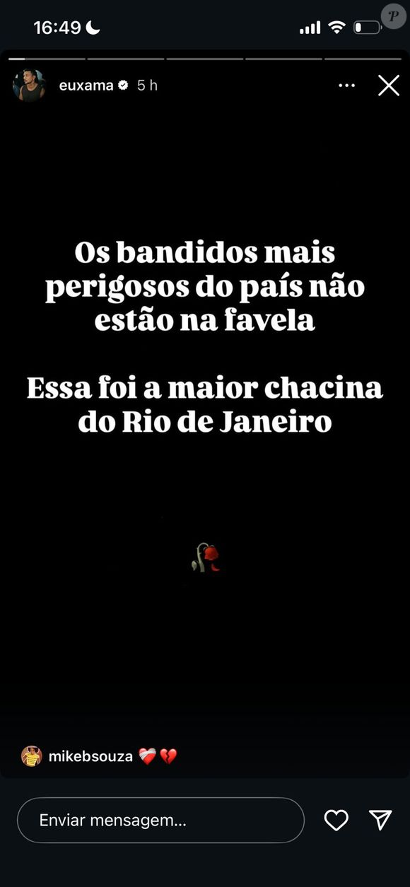 Violência sem precedentes: megaoperação no Rio expõe feridas antigas e leva celebridades, como Xamã, a se posicionarem publicamente