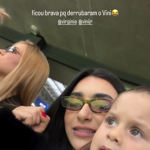 "Eu vou bater nos meninos. Eles estão batendo no Vini. Vou bater neles", disparou a filha de Virgínia Fonseca