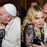 Afrontosa! Excomungada três vezes, Madonna volta a provocar Igreja Católica com fotos de IA ao lado do Papa Francisco