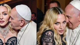 Afrontosa! Excomungada três vezes, Madonna volta a provocar Igreja Católica com fotos de IA ao lado do Papa Francisco