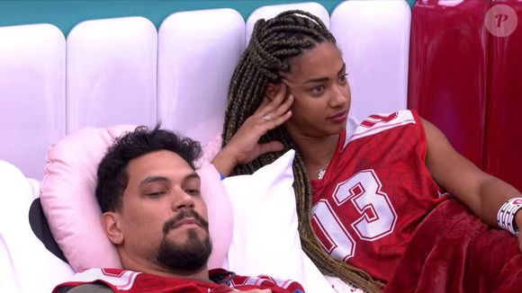 Antes mesmo da prova, Aline e Vinícius tiveram um leve bate-boca após o brother dizer que preferia ir para o Monstro do que tirar alguém do VIP