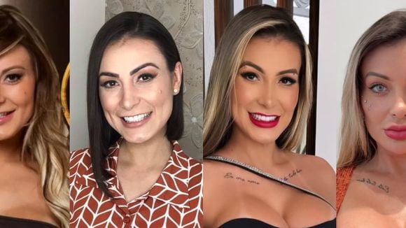 Antes e depois de Andressa Urach: silicone, língua bifurcada, mudança na cor dos olhos e tatuagem mudaram COMPLETAMENTE a influenciadora. Veja 46 fotos!