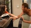O craque Neymar foi fisgado por Valdirene, papel de Tatá Werneck na novela 'Amor à Vida'