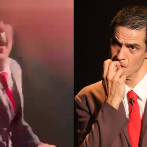 A justificativa inusitada de Mateus Solano após derrubar celular de fã com um tapão no teatro: ‘Quem retira é…’