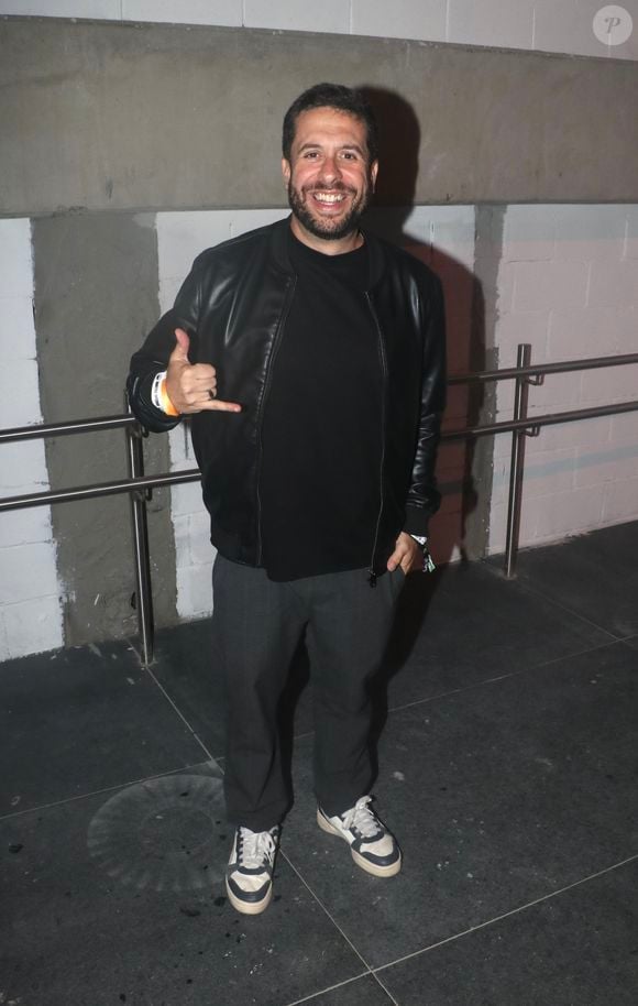 Maurício Meirelles todo de preto no dia mais rock n' roll do The Town 2025