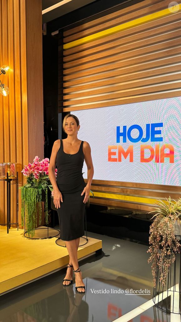 Apresentadora do 'Hoje em Dia', Tici Pinheiro viajou com amigos e equipe na última quarta-feira (02)