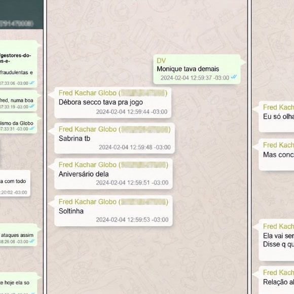 Supostos prints de Vorcaro com Fred Kacher vem à tona por Antonio Tebet no X, antigo Twitter; conversa cita Deborah Secco, Monique e Sabrina