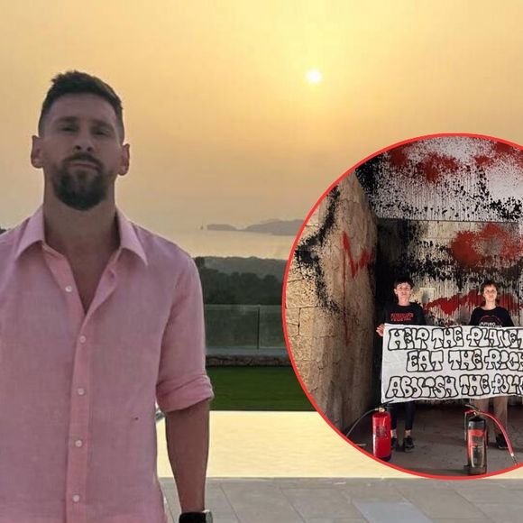 Mansão de Messi localizada em Ibiza custa R$ 65,9 milhões, tem 16 mil m² e já foi alvo de vandalismo por causa da mudança climática