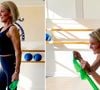 Liz Hilliard, treinadora de 72 anos: 'Meu exercício favorito para trabalhar todos os grupos musculares, das pernas ao tronco, é o agachamento com flexão de bíceps'