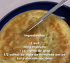 Essa é a lista de ingredientes do pão de frigideira sem glúten e sem farinha de trigo de Regina Volpato