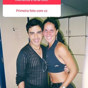 Graciele Lacerda conheceu Zezé Di Camargo como fã, nos bastidores de um programa na TV Globo