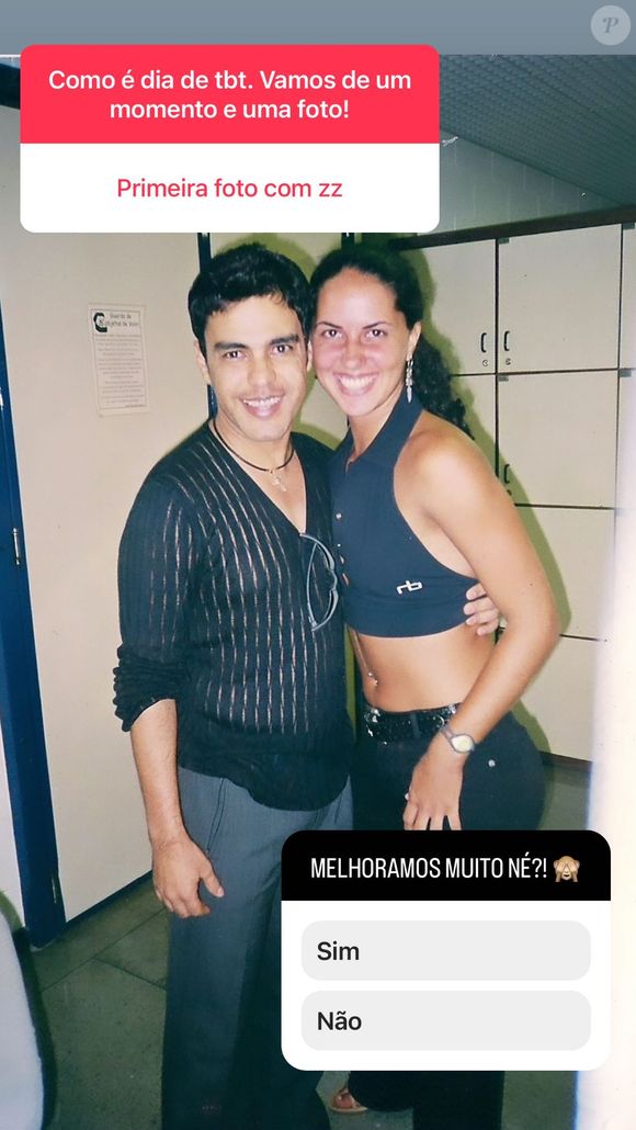 Graciele Lacerda conheceu Zezé Di Camargo como fã, nos bastidores de um programa na TV Globo