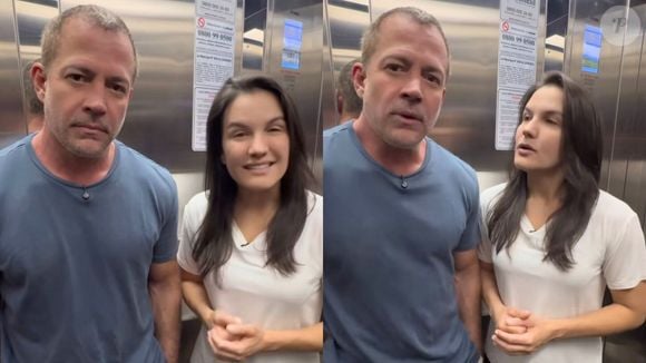 'Não começa no primeiro golpe': com a esposa, Kyra Gracie, Malvino Salvador faz alerta com 'simulação de agressão no elevador' após caso de mulher espancada em Natal