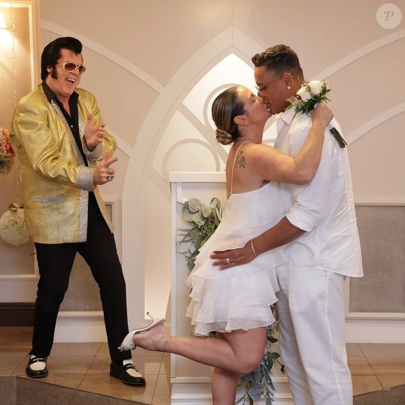 Carla Perez e Xanddy Harmonia renoram os votos do casamento no último dia 25