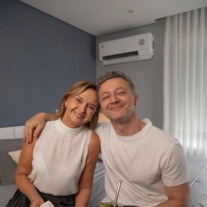 Lucas Lima postou uma foto com a mãe, Lorena, em homenagem ao Dia das Mães neste domingo (10)