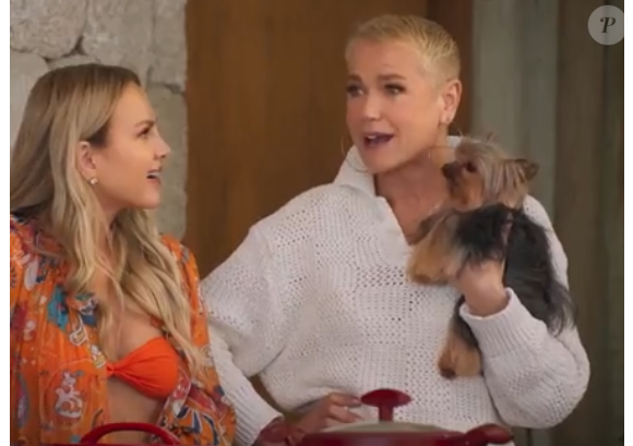Xuxa Meneghel falou: 'Minha mãe ficou careca, tenho entradas, pouco cabelo.', citou.