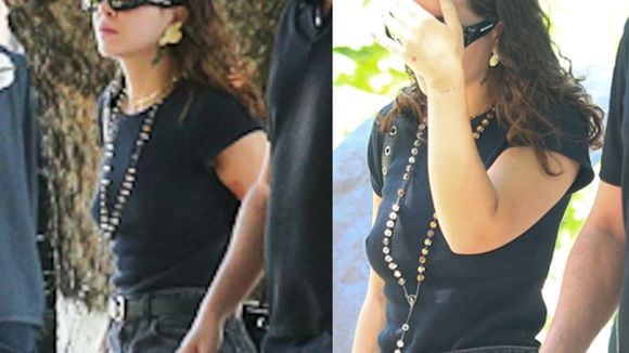 Abalada, Mel Maia cobre o rosto ao chegar no velório de sua mãe em cemitério no Rio; Débora Maia será cremada após cerimônia de despedida