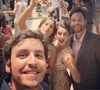 Atores durante confraternização no final da novela 'Além do Tempo', em 2016