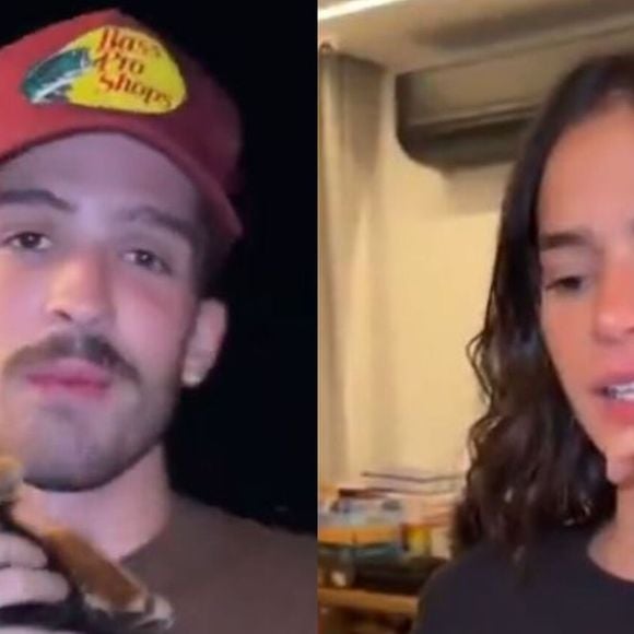 Daniel também estava sábado com Bruna Marquezine e João Guilherme em um encontro com fondue e vinho entre amigos