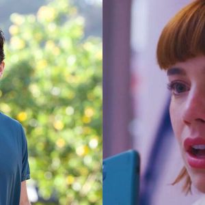 Afonso (Humberto Carrão) descpbre que espera gêmeos com Solange (Alice Wegmann) em 'Vale Tudo'