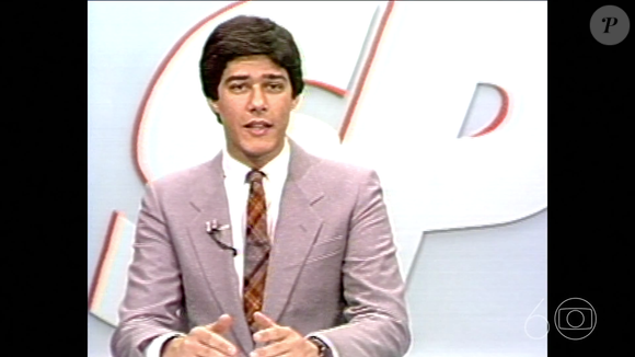 William Bonner estreou na Globo em 1986 comandando o 'SPTV', onde também atuou como repórter