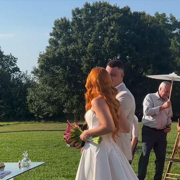 Filha de Gugu Liberato, Sofia se casou nos EUA com o piloto Gabriel Gravino