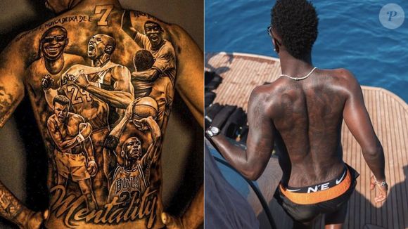 Em 2023, Vini Jr. eternizou nas costas homenagens a Pelé, Kobe Bryant, Michael Jordan e Muhammad Ali