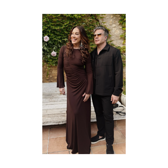 Claudia Raia e Jarbas Homem de Mello no casamento de Kananda Raia