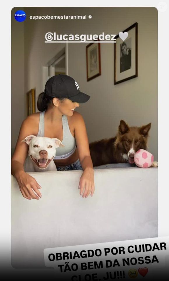 Lucas Guedez contou que agora Chloe tem 5 irmãos