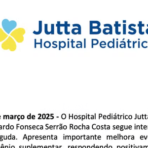 Segunda feira (3), boletim médico de José Leonardo Fonseca, filho da influenciadora Virginia Fonseca e do cantor Zé Felipe