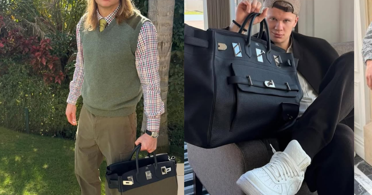 Nem carros, nem relógios: coleção de bolsas Hermès de Erling