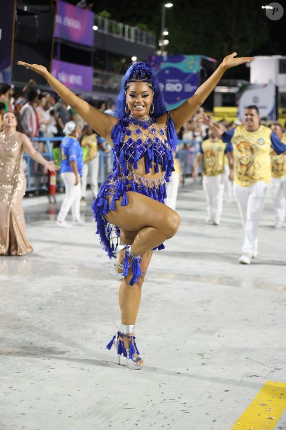 Juliana Alves brilhou no ensaio técnico da Unidos da Tijuca rumo ao Carnaval 2026 em 6 de fevereiro de 2026