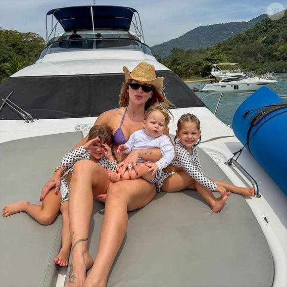 Virgínia Fonseca é mãe de três filhos: Maria Alice, Maria Flor e José Leonardo