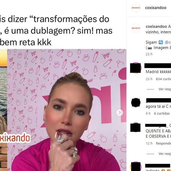 Virgínia dublou um áudio visto por muitos fãs como uma indireta ao ex-marido