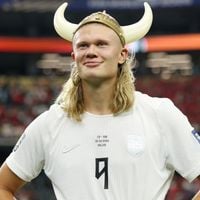 Um souvenir de viagem caro e bizarro: Erling Haaland volta da Copa 2026 com guaxinim empalhado de quase R$ 4 mil; craque pede ajuda sobre o 'mimo'