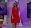 Namorada de Dudu Camargo, Suyane Pessoa posa com look vermelho e tamanco