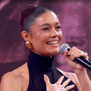No 'Domingão', Sophie Charlotte foi ovacionada pela plateia