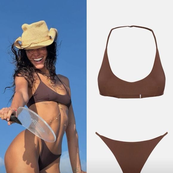 Do top Agatha ao top Duda, peças usadas por Bruna Marquezine variam entre R$ 209 e R$ 259 e reforçam o estilo fashionista da atriz