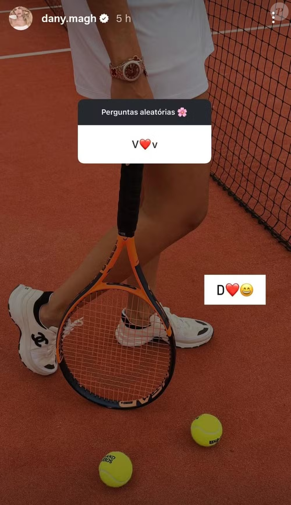 Modelo quebra o silêncio e responde com um misterioso “D” após ser citada em pergunta sobre o casal do momento