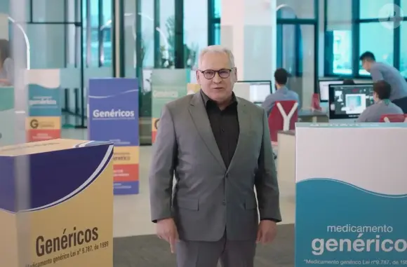 Sidney Oliveira já fez diversas propagandas na televisão com a Ultrafarma