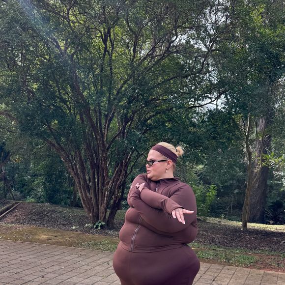 Segundo Thais Carla, essa flacidez tem dificultado a prática de atividades físicas.