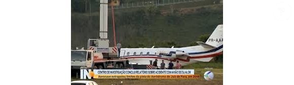 Acidente com avião de Alok: Cenipa aponta que houve falhas humanas