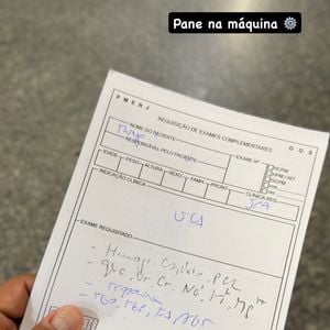 Em seu perfil no Instagram, Thiago Gonçalves confirmou a internação de forma bem humorada, mas sem entrar em maiores detalhes sobre o motivo: ‘Pane na máquina’