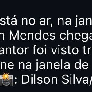 Perfil de Hugo Gloss no Instagram publicou imagens de Bruna Marquezine e Shawn Mendes trocando carícias na janela de um apartamento